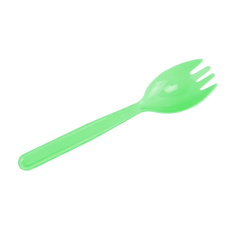 Custom Eco-friendly Disposable Tableware Set Biodegradable PLA Fork Spoon with Thickened Handle Non-Toxic Tasteless PP Plastic