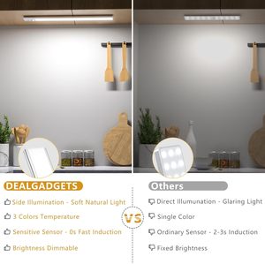 Luz LED con Sensor de Movimiento, Ultrafina, Moderna, 3 Colores, Regulable, Recargable por USB, para Iluminación Interior, Gabinetes de Cocina, Venta al Por Mayor - Product Image 6