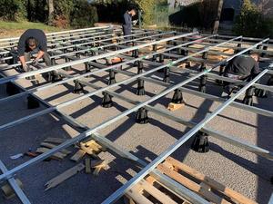 Rehausseurs de terrasse réglables Taurus en PP pour terrasse en bois composite sur pieds 80-300 mm 0-5 °   Plancher à forte charge et accessoires pour pentes - Product Image 4