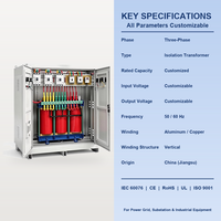 Transformateur de contrôle triphasé de type armoire, sortie stable, isolation élevée pour système de contrôle d'automatisation industrielle