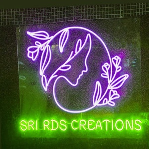 Tùy chỉnh Salon neon ánh sáng dấu hiệu cửa hàng mỹ phẩm kinh doanh thiết kế logo LED Light up đăng ký thiết kế trang trí cho tường trang trí - Product Image 5