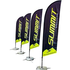 Bandera de Playa Personalizada y Resistente, Bandera Publicitaria para Deportes al Aire Libre, Juegos, Carreras, Vuelo con el Viento - Product Image 3