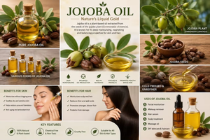 Aceite de Jojoba Natural Prensado en Frío para el Cuidado del Cabello, la Piel y la Barba, Masajes, Hidratación, Aplicaciones de Belleza y Cuidado Personal - Product Image 3