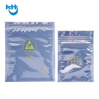 Sac d'emballage de sac de protection ESD à fermeture éclair de blindage antistatique ESD
