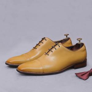 Fábricas Chinas Suministran Zapatos de Hombre Hechos a Medida para Fiestas Casuales y Bodas, Color Negro - Product Image 2