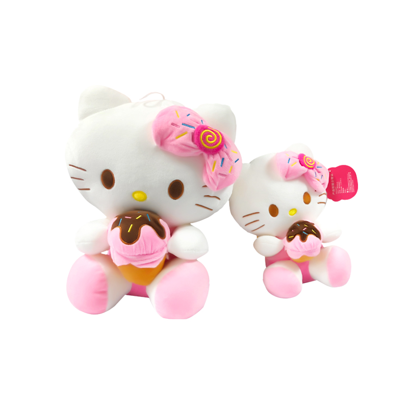 Симпатичная плюшевая кукла Melody Sanrio Hello kitty 30 см/40 см/50 см, плюшевая мягкая мультяшная кукла, детский подарок, розовая плюшевая кукла sanrio