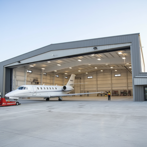 Hangar Prefabricado de Acero de Gran Envergadura (80x90m) para Aviones en Brasil, Económico para Almacenamiento y Estacionamiento de Aviones - Product Image 2