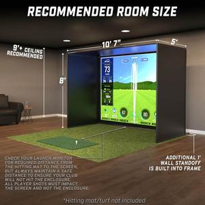 Jaula de Práctica de Golf para Interiores con Red Resistente, Simulador de Swing, Accesorios para Cobertizos, Soporte para Agente de Compras, Pedidos al por Mayor - Product Image 2