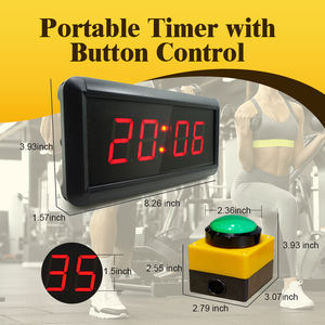 Digital Popular Game Challenge 4 dígitos LED Pantalla digital 10 <span class=keywords><strong>segundos</strong></span> Challenge Timer Game Chronometer - Product Image 2