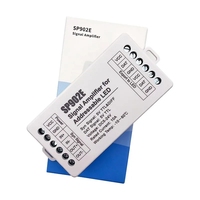 Amplificateur de signal SPI SP902E pour bande LED à pixels adressables WS2812 WS2811 WS2813 RGB, panneau lumineux matriciel programmable