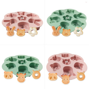 D5014 lovely Cartoon Mini coniglio biscotto Mousse torta gelato blocco di ghiaccio gelatina cioccolatini decorare stampo in resina stampo in Silicone 3D - Product Image 2