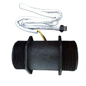 Sunwoald DN40" 5~200L/min Large Plastic Magnetic Hall Water Flow Sensor for Water Pool