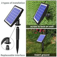 Pompe de fontaine solaire pour bain d'oiseau alimentée par l'eau flottante-Kit de fontaines à pignon humidificateur pompe de fontaine extérieure et jardin