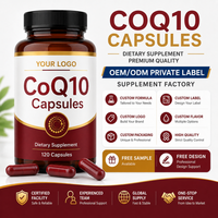 Coenzyme Q10 Adulte 250mg 2 Capsules par Portion 60 Comprimés Complément Alimentaire pour la Santé Cardiaque et l'Énergie Durée de Conservation de 24 Mois OEM/ODM