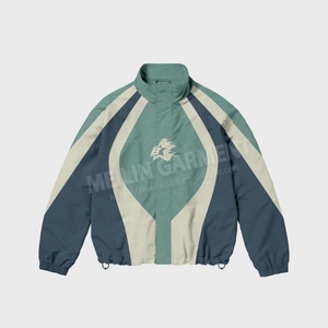 Wholesale Bulk Windbreaker Set <b>Men</b> Windproof Zipper Nylon <b>Jacket</b> and Nylon <b>Track</b> Pants Custom Windbreaker Tracksuit - Product Image 4