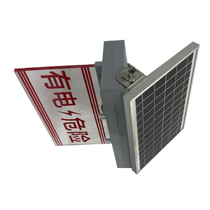 Feu de signalisation LED solaire Tfn7480a 8W rectangulaire avec son et lumière pour la sécurité routière - Product Image 3