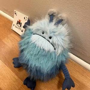 Simpatico Peluche Mostro Alieno Sfumato <span class=keywords><strong>Blu</strong></span> JC, Morbido Pupazzo Peloso, Giocattolo Calmante per Bambini, Decorazione per la Casa - Product Image 6