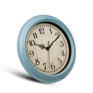 Orologio <span class=keywords><strong>da</strong></span> <span class=keywords><strong>Parete</strong></span> Silenzioso Senza Ticchettio, 12 Pollici, Piccolo Stile Retrò Rustico, Decorazione per <span class=keywords><strong>Cucina</strong></span> e Soggiorno, Orologio in Plastica di Fabbrica - Product Image 3