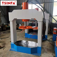 Presse hydraulique robuste de 200 tonnes pour pneus, certifiée CE, machine de pressage durable pour le remplacement de pneus pleins de chariots élévateurs