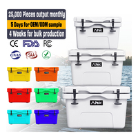 Usine de bonne qualité 45L isolé PE matériau de qualité alimentaire boisson pour barbecue et activités de plein air plage glace poitrine glacière