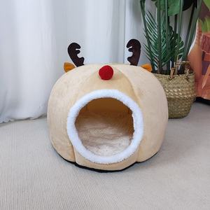 Gato cama de Navidad invierno cálido completamente cerrado cama para dormir engrosada Internet celebridad mascota <span class=keywords><strong>casa</strong></span> Pere <span class=keywords><strong>David</strong></span>'s Deer diseño - Product Image 1