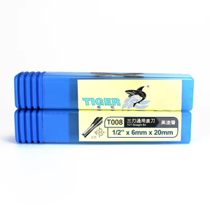 tiger Straight Tct 6mm CNC Cutting Tools 3 Flute Flat Square Milling Cutter Carbide <strong>End</strong> <strong>Mill</strong> for Wood Three Slot Cutter Bit - Product Image 3