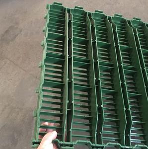 Suelo de Plástico para Cerdos de <span class=keywords><strong>Alta</strong></span> Calidad, de Ingeniería, PP, 600*600 mm, Utilizado para Jaulas de Animales - Product Image 3