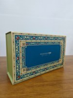 Boîte cadeau de luxe en carton magnétique de haute qualité avec logo imprimé en or sur mesure, boîte cadeau pour pâtisserie, boîte à cannoli
