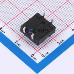 TSA12110-074B512BA Tactile Switch Through hole-4P,11.7x11.5mm Switch Single Pole Single Throw Rectangle Button 2.8N 11.7mm - Product Image 2