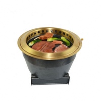 Nouveau produit Table de barbecue au charbon de bois en céramique de style japonais pour restaurants