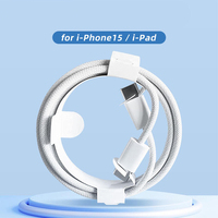 Câble de chargeur de haute qualité 35W Usb Fast 2M Charge Usb C Câble de charge pour Iphone 15 Câble de charge rapide