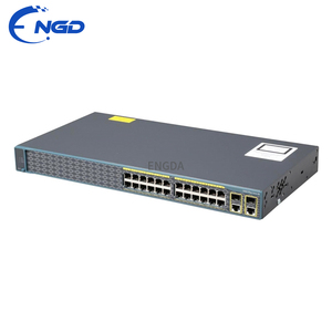Commutateur Ethernet 24 ports <span class=keywords><strong>WS</strong></span>-<span class=keywords><strong>C2960</strong></span>-<span class=keywords><strong>24TC</strong></span>-<span class=keywords><strong>L</strong></span> d'origine avec deux liaisons montantes Gigabit pour une transmission de données fiable - Product Image 5
