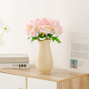 Modern Light Luxury Ceramic Vase With Hydroponic Function for Living Room Dining Table <b>Flower</b> <b>Display</b> Decoration - Product Image 2