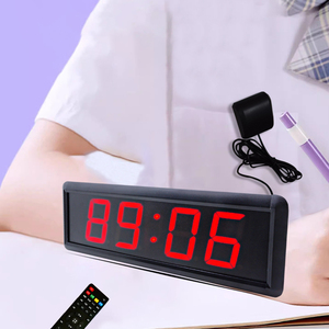 เครื่องนับเวลาถอยหลัง GPS หน้าจอแสดงผล <span class=keywords><strong>LED</strong></span> ดิจิตอล4หลักเครื่องจับเวลาแบบติดผนังอเนกประสงค์ - Product Image 2