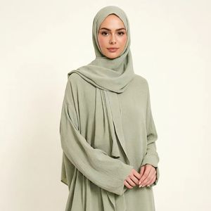 Abaya <span class=keywords><strong>en</strong></span> <span class=keywords><strong>pistache</strong></span> pour femmes, 8 couleurs, vêtements modestes, vêtements islamiques - Product Image 4