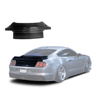 Couvercle de coffre en fibre de carbone modifié pour Mustang 2015-2023, installation par boulons, noir, garantie 1 an