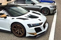 Kit carrosserie en fibre de carbone pour Audi R8 : R8 amélioré avec capot, ailes et spoilers en fibre de carbone