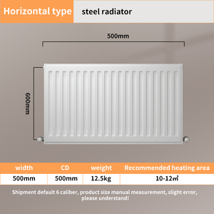 Tipo-22 radiatori 600 mm distanza centrale 500 mm di lunghezza pannello piatto riscaldamento radiatore riscaldamento a vapore - Product Image 4