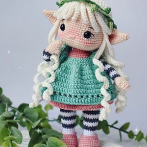 Muñecas <span class=keywords><strong>Amigurumi</strong></span> <span class=keywords><strong>de</strong></span> Princesa Hechas a Mano, Lindos Juguetes <span class=keywords><strong>de</strong></span> Peluche, Animales <span class=keywords><strong>de</strong></span> Peluche Suaves, Coleccionables para Niñas, Bebés, <span class=keywords><strong>de</strong></span> Tela <span class=keywords><strong>de</strong></span> Algodón - Product Image 2