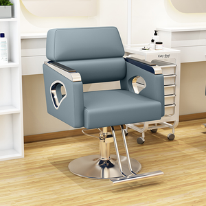Sillón de peluquería moderno para salones de belleza, de alta gama, elevable, giratorio, ligero y de lujo. - Product Image 3