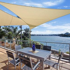 Tenda a Vela Triangolare Avorio 3x3x3 Metri Impermeabile per Giardino e Terrazzo - Product Image 6
