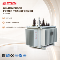 Transformateur immergé dans l'huile YIMENG S13, équipement de distribution triphasé à haute efficacité énergétique