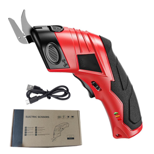 Rechargeable Cordless Electric Fabric Scissors Lithium Battery Powered Tailor Cutting Shears for Cloth <b>Leather</b> Cardboard - Product Image 1