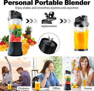 Перезаряжаемый портативный блендер, 24 унции, 6000 мАч - Product Image 4
