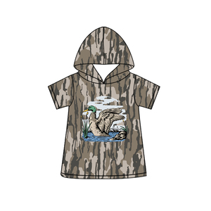 T-shirt à manches courtes pour bébé garçon, imprimé camouflage personnalisé BT1777, sweat à capuche d'été pour enfant - Product Image 1