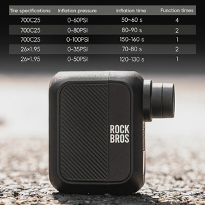 <span class=keywords><strong>Pompe</strong></span> à air électrique sans fil automatique portable ROCKBROS <span class=keywords><strong>pour</strong></span> vélo de route, <span class=keywords><strong>VTT</strong></span> et mini-<span class=keywords><strong>pompe</strong></span> de gonflage <span class=keywords><strong>pour</strong></span> vélo - Product Image 5