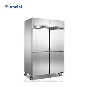 FURNOTEL X-series Pendingin/Pendingin Dapur Tegak, 2 Pintu Baja Tahan Karat Komersial