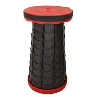 Tabouret pliant robuste amélioré Capacité de charge 400 lb Tabouret pliable portable Tabouret rétractable pour le camping la pêche la randonnée le barbecue