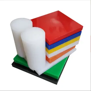 Mài mòn bằng chứng tùy chỉnh uhmwpe 45mm Độ dày trắng mặc sức đề kháng HDPE khối