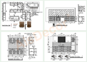 Cao Cấp Thiết Kế Sang Trọng Toàn Bộ Ngôi Nhà Bằng Gỗ Tùy Chỉnh Rắn Gỗ Tủ Bếp - Product Image 4